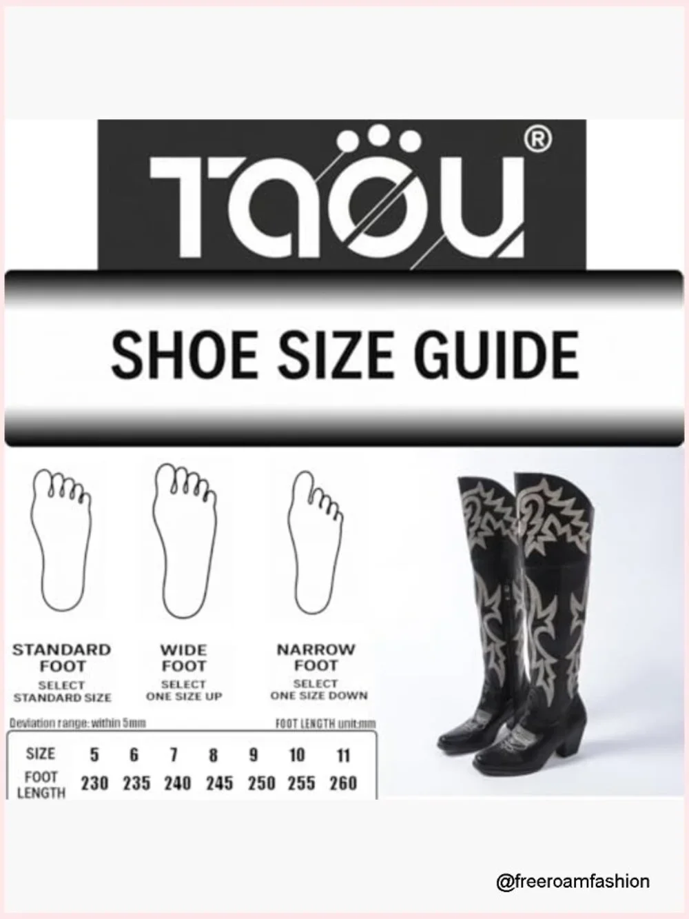 Over-the-Knee Square Toe Embroidered PU Leather Boots with Chunky Heel & Side
